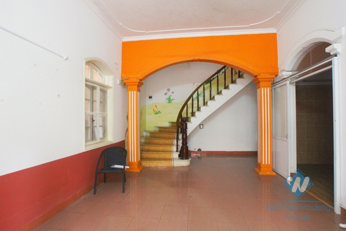 Unfurnished house for rent in Nghi Tam Street, Tay Ho, Hanoi, Good to making School, office